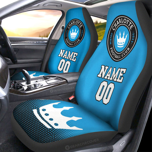 Charlotte FC Car Seat Covers Sporty Team Collection - Gearcarcover - 1