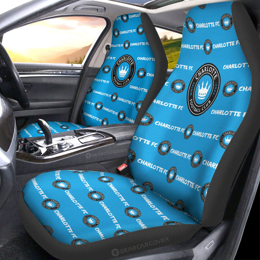 Charlotte FC Car Seat Covers Sporty Team Collection - Gearcarcover - 1