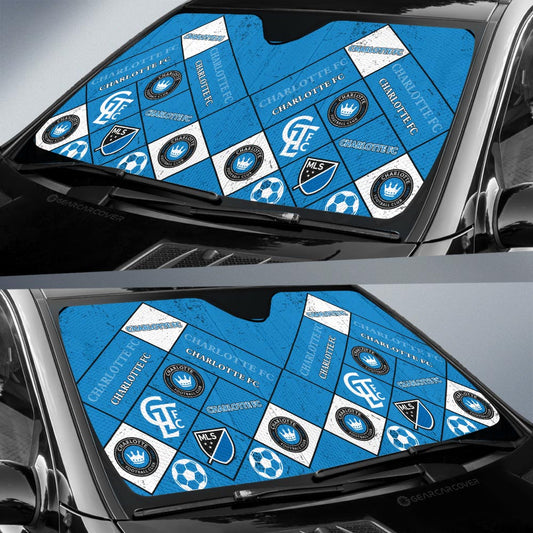 Charlotte FC Car Sunshade Sporty Team Collection - Gearcarcover - 2