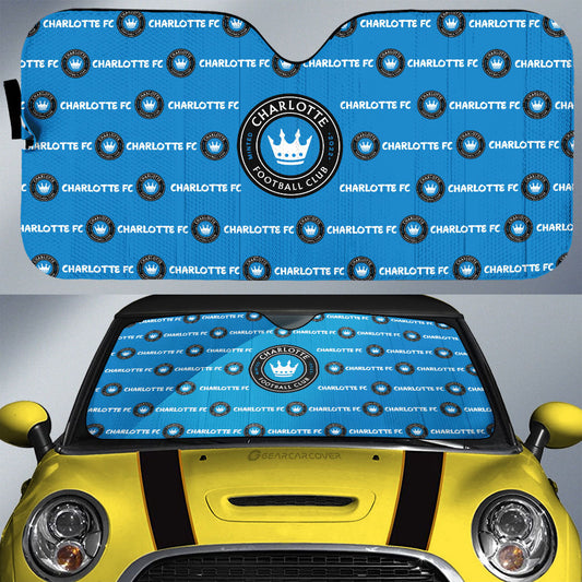 Charlotte FC Car Sunshade Sporty Team Collection - Gearcarcover - 1