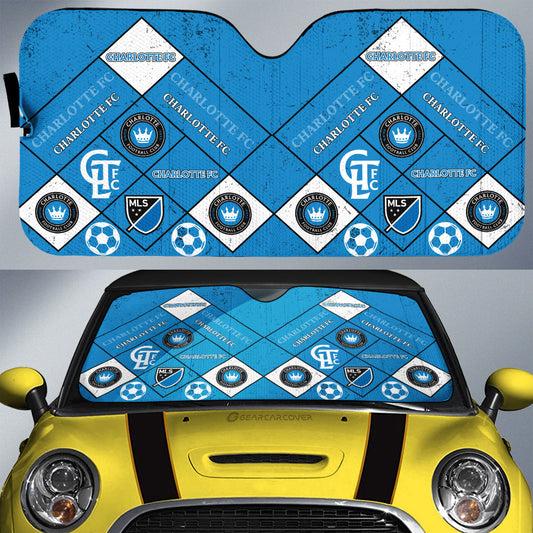 Charlotte FC Car Sunshade Sporty Team Collection - Gearcarcover - 1