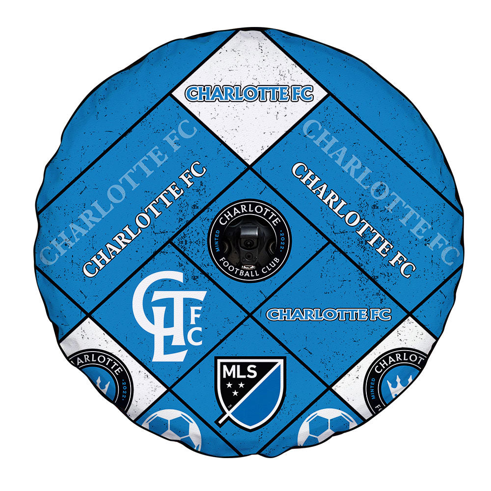 Charlotte FC Spare Tire Covers Camera Hole Sporty Team Collection - Gearcarcover - 4