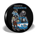 Charlotte FC Spare Tire Covers Horror Characters Car Accessories - Gearcarcover - 3