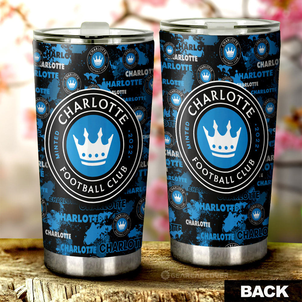 Charlotte FC Tumbler Cup Custom Car Accessories - Gearcarcover - 2
