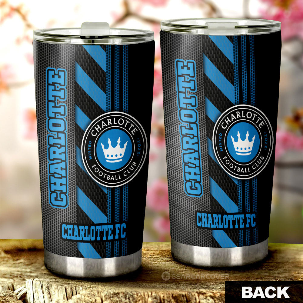 Charlotte FC Tumbler Cup Custom Car Accessories - Gearcarcover - 2