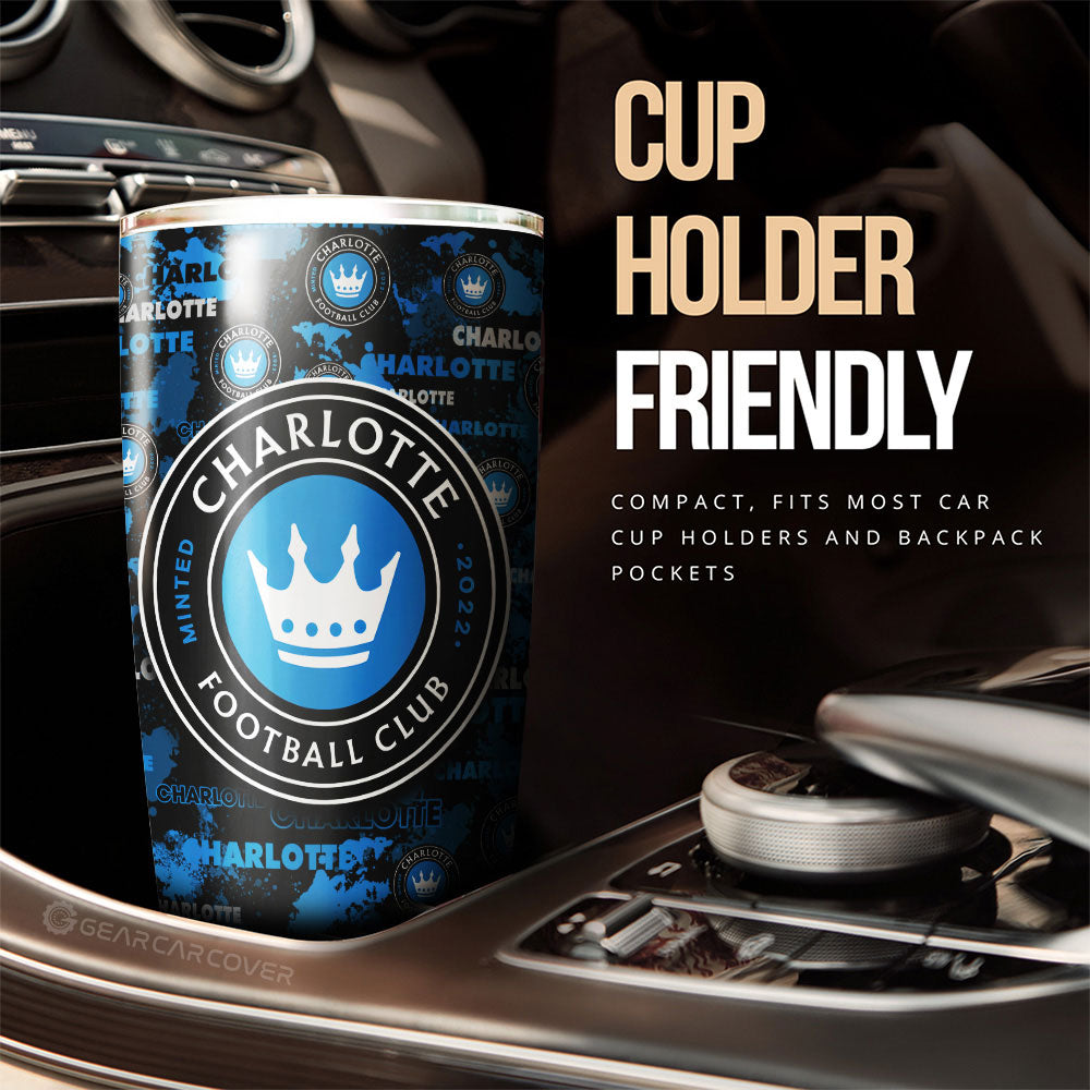 Charlotte FC Tumbler Cup Custom Car Accessories - Gearcarcover - 3