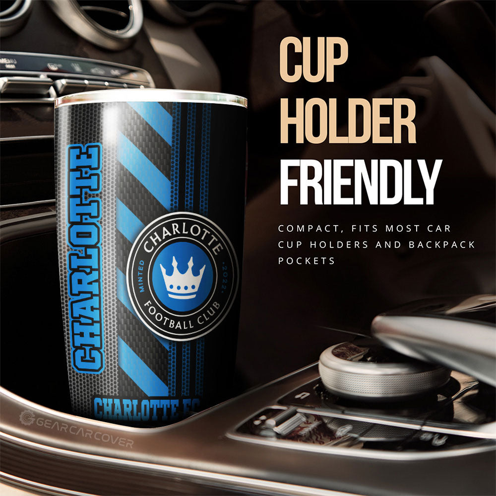 Charlotte FC Tumbler Cup Custom Car Accessories - Gearcarcover - 3
