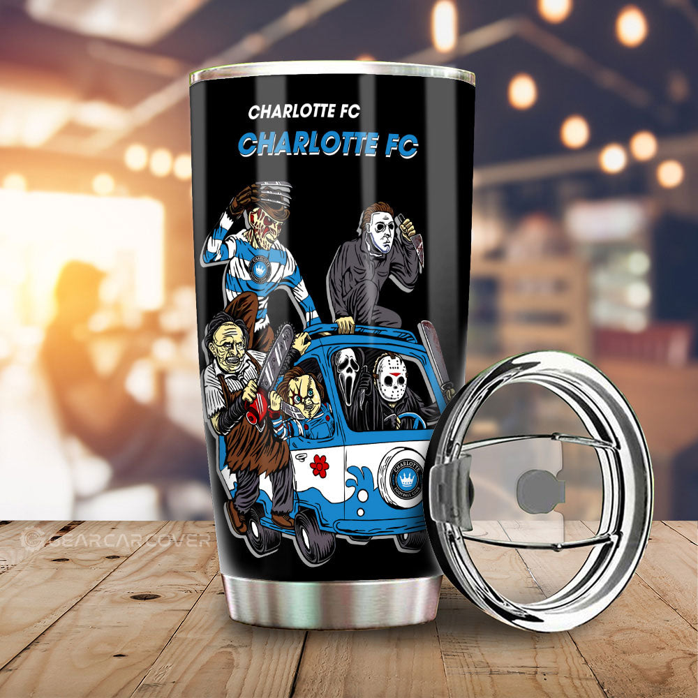 Charlotte FC Tumbler Cup Custom Car Accessories - Gearcarcover - 1