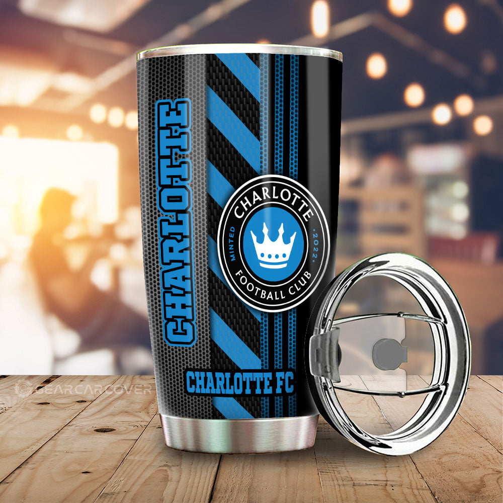 Charlotte FC Tumbler Cup Custom Car Accessories - Gearcarcover - 1