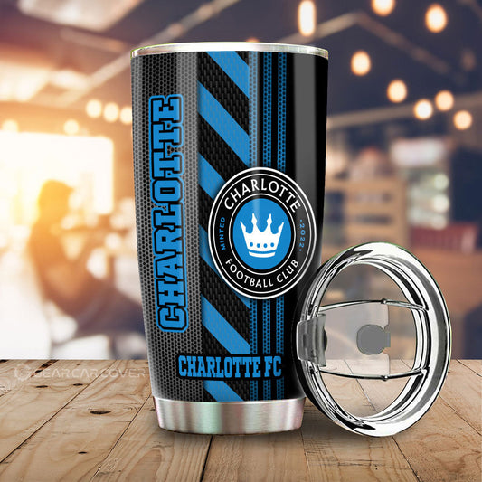 Charlotte FC Tumbler Cup Custom Car Accessories - Gearcarcover - 1