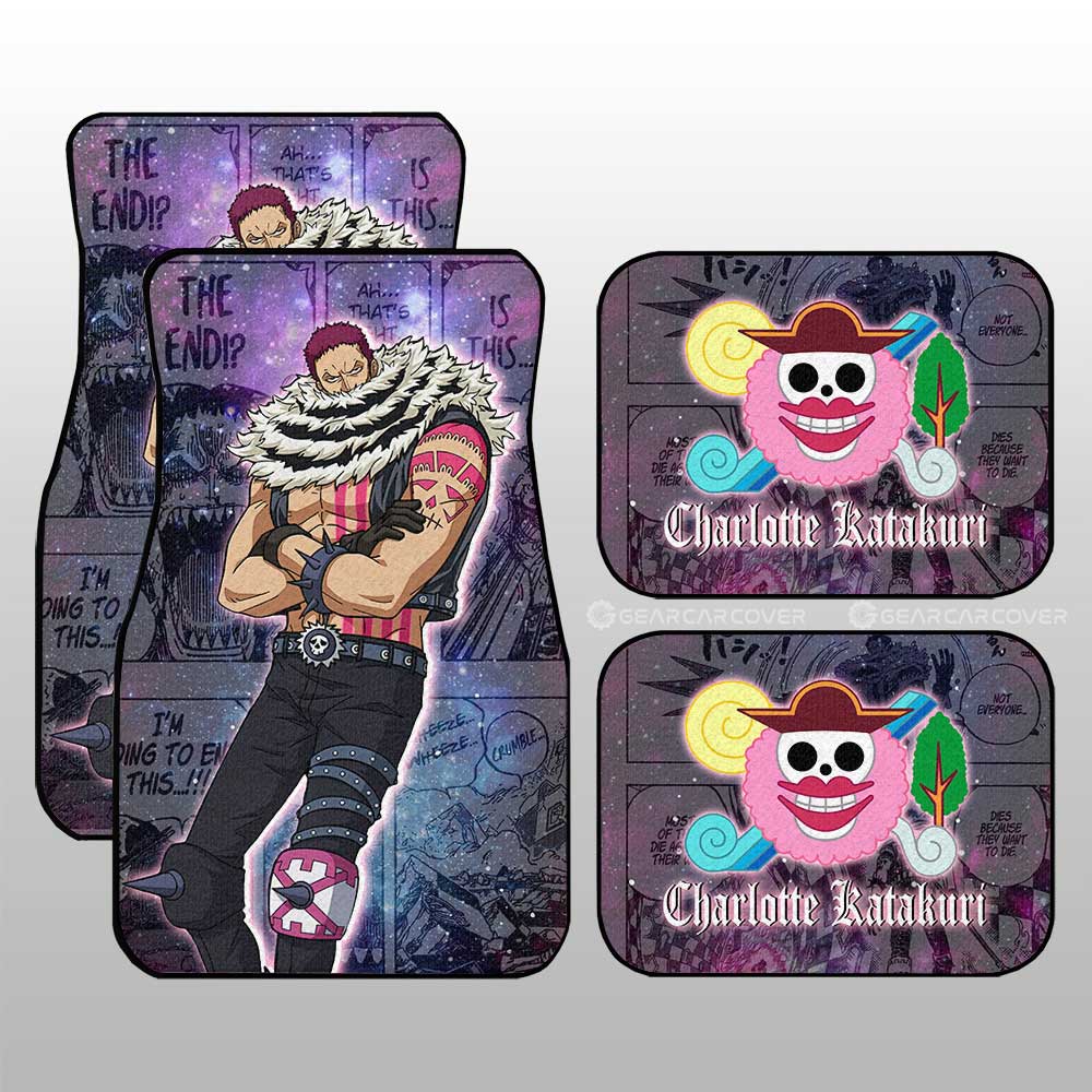 Charlotte Katakuri Car Floor Mats Custom Car Accessories Manga Galaxy Style - Gearcarcover - 1