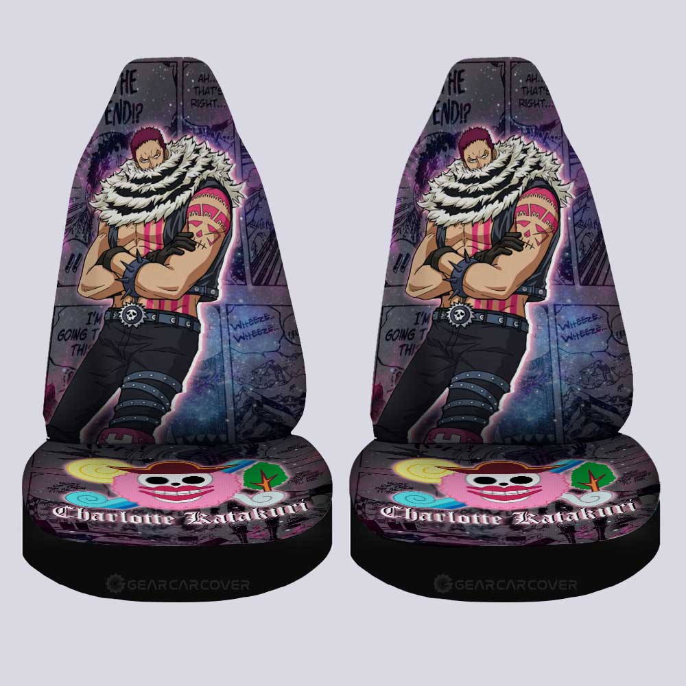 Charlotte Katakuri Car Seat Covers Custom Car Accessories Manga Galaxy Style - Gearcarcover - 4