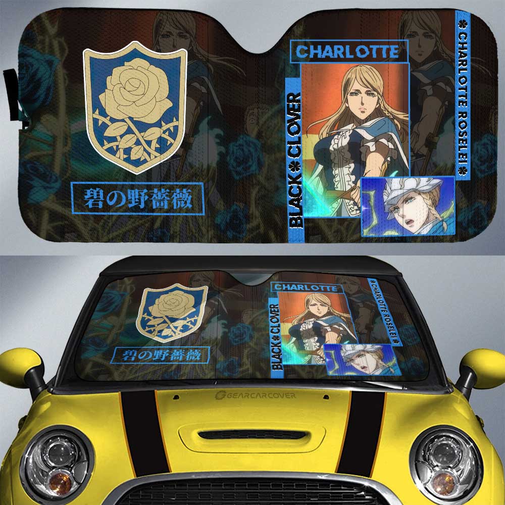 Charlotte Roselei Car Sunshade Custom - Gearcarcover - 1