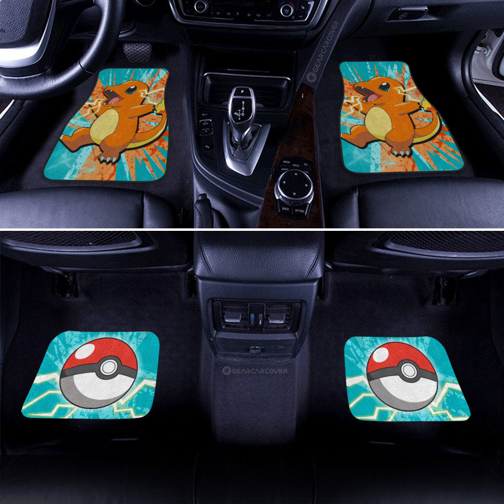 Charmander Car Floor Mats Custom Car Interior Accessories - Gearcarcover - 2