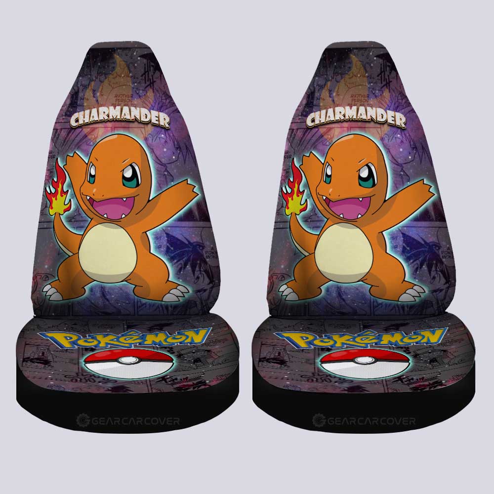 Charmander Car Seat Covers Custom Galaxy Manga Style - Gearcarcover - 4