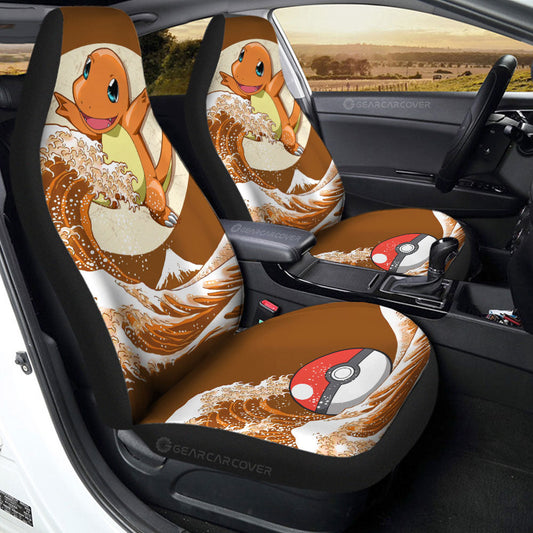 Charmander Car Seat Covers Custom Pokemon Car Accessories - Gearcarcover - 2