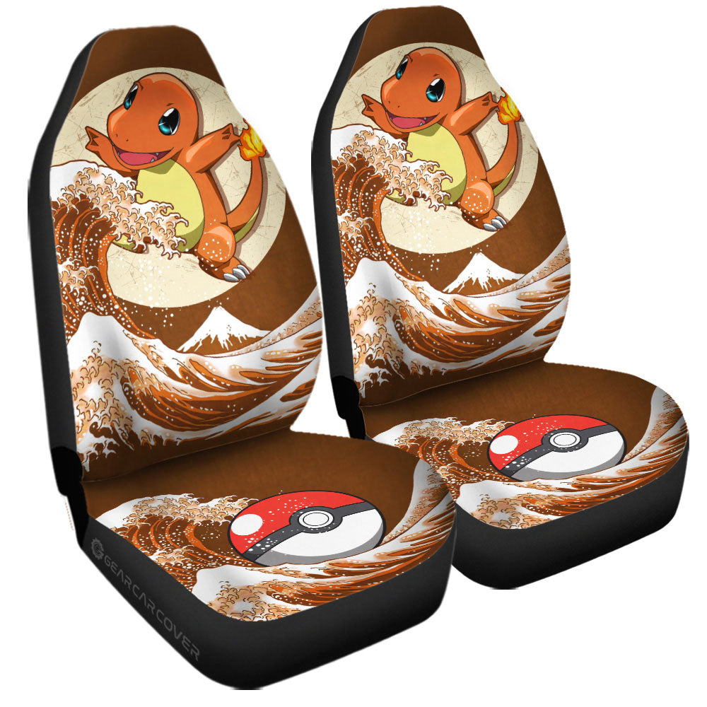 Charmander Car Seat Covers Custom Pokemon Car Accessories - Gearcarcover - 3