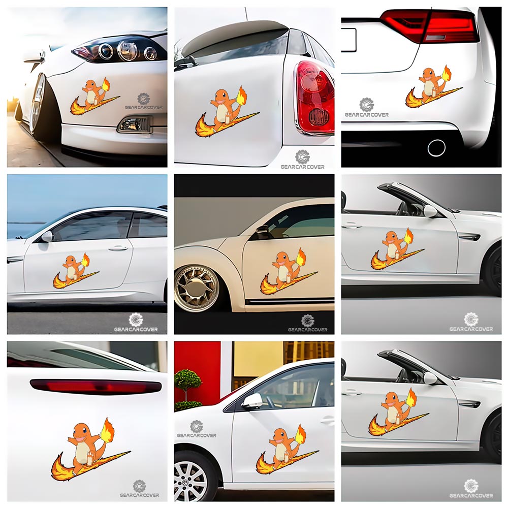 Charmander Car Sticker Custom - Gearcarcover - 2