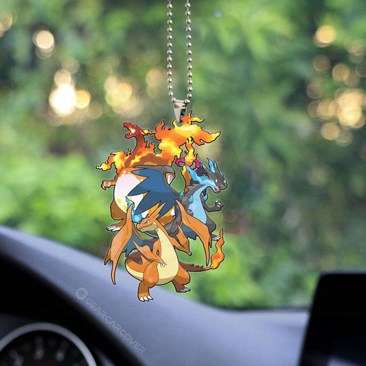 Charmander Ornament Custom Pokemon Evolution Car Accessories - Gearcarcover - 2