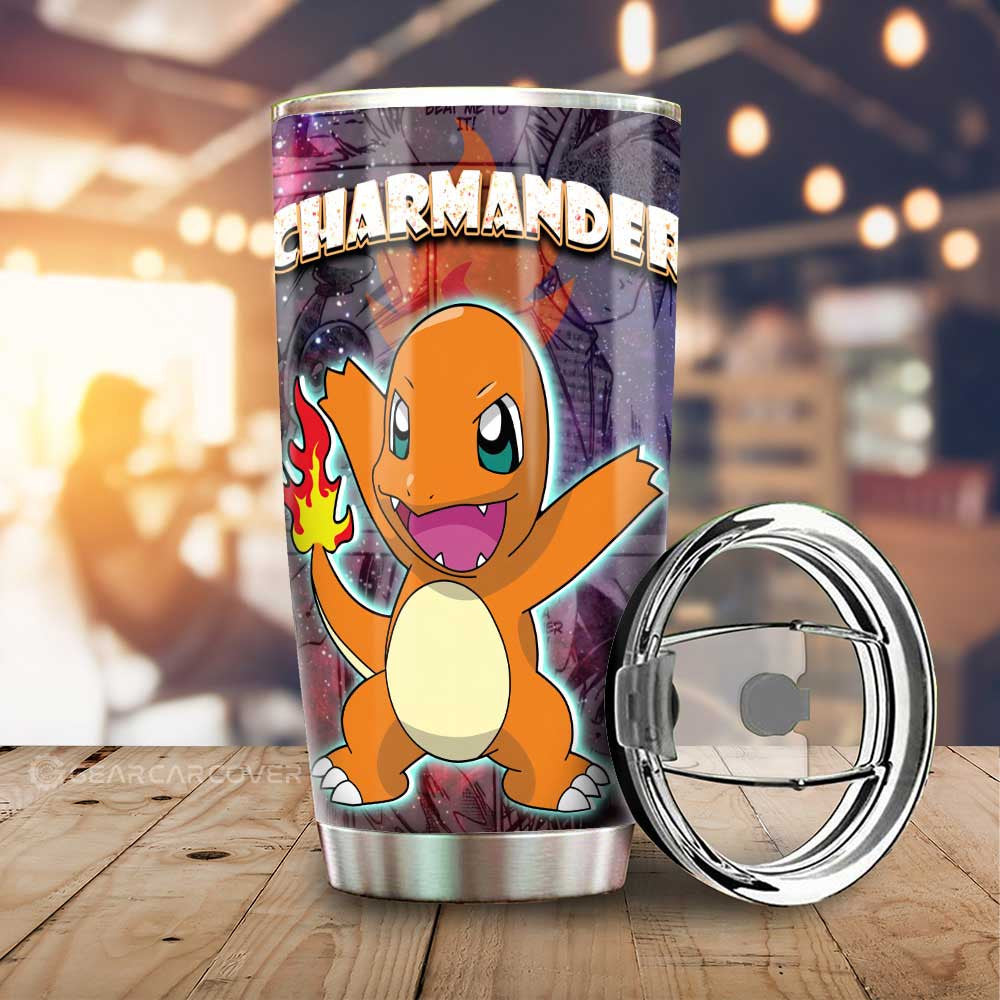 Charmander Tumbler Cup Custom Anime Galaxy Manga Style - Gearcarcover - 1