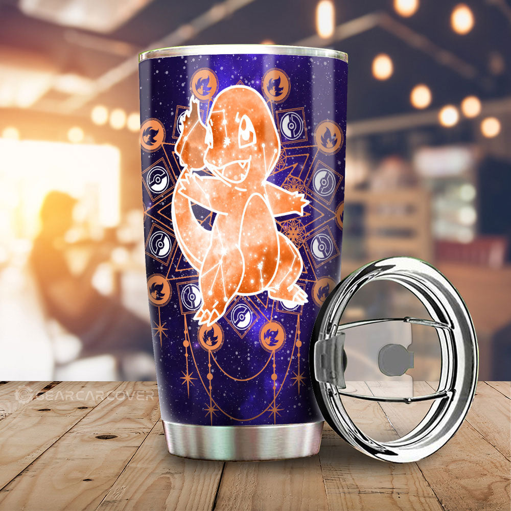 Charmander Tumbler Cup Custom Car Accessories - Gearcarcover - 1