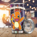 Charmander Tumbler Cup Custom Galaxy Manga Style - Gearcarcover - 1