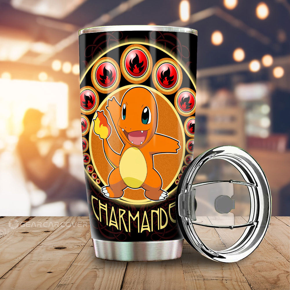 Charmander Tumbler Cup Custom - Gearcarcover - 1