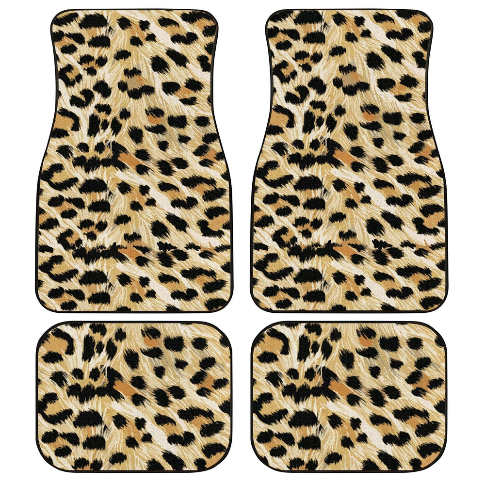 Cheetah Print Car Floor Mats Custom Car Accessories - Gearcarcover - 1