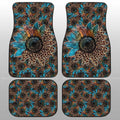 Cheetah Sunflower Car Floor Mats Custom Car Accessories - Gearcarcover - 2