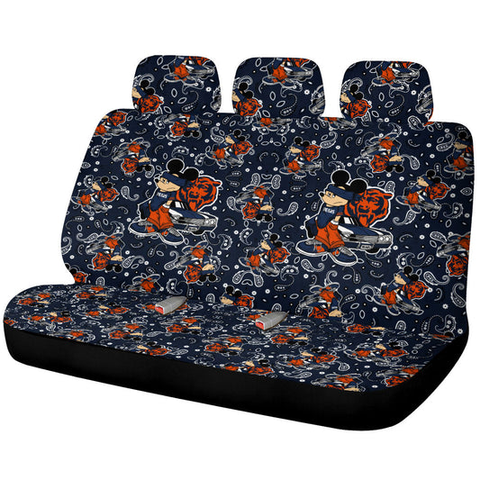 Chicago Bears Car Back Seat Covers Cartoon Theme Collection - Gearcarcover - 1