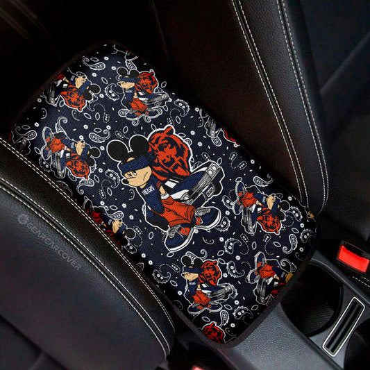 Chicago Bears Car Center Console Cover Cartoon Theme Collection - Gearcarcover - 1