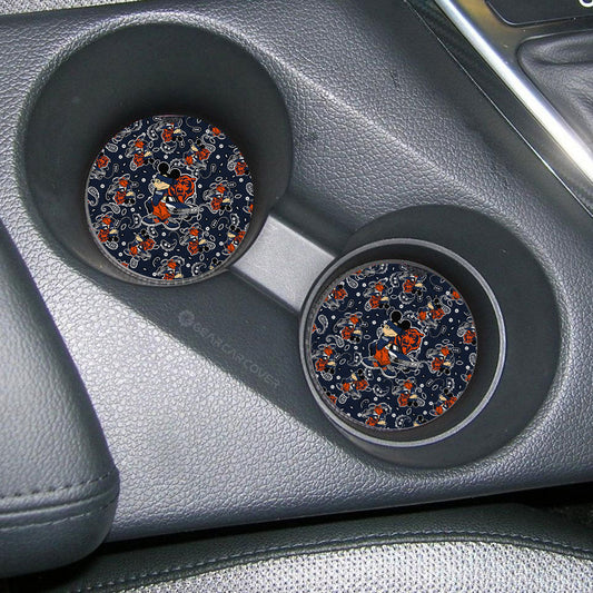 Chicago Bears Car Coaster Set Cartoon Theme Collection - Gearcarcover - 2