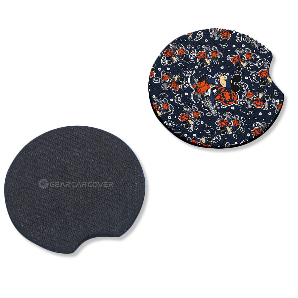 Chicago Bears Car Coaster Set Cartoon Theme Collection - Gearcarcover - 4