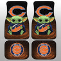 Chicago Bears Car Floor Mats Baby Yoda Car Accessories For Fan - Gearcarcover - 1