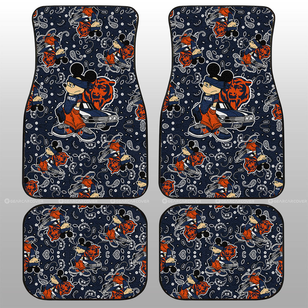 Chicago Bears Car Floor Mats Cartoon Theme Collection - Gearcarcover - 1