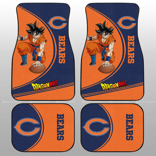 Chicago Bears Car Floor Mats Custom Car Accessories For Fans - Gearcarcover - 1