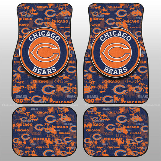 Chicago Bears Car Floor Mats Custom Car Accessories - Gearcarcover - 1