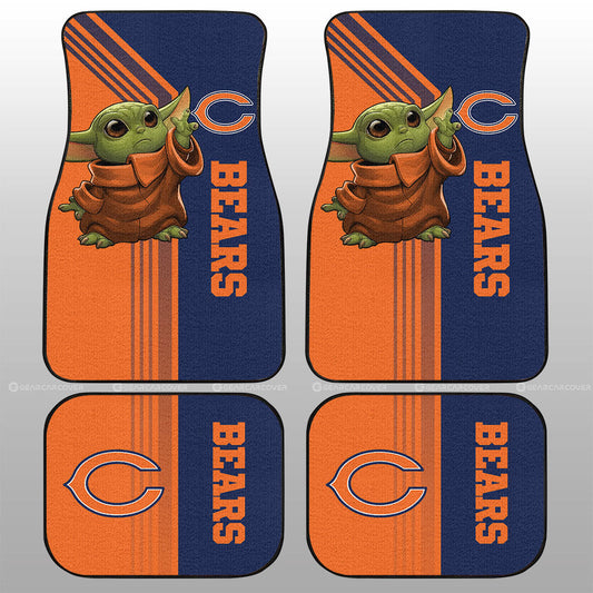 Chicago Bears Car Floor Mats Custom Car Accessories - Gearcarcover - 1