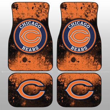 Chicago Bears Car Floor Mats Custom Car Accessories - Gearcarcover - 1