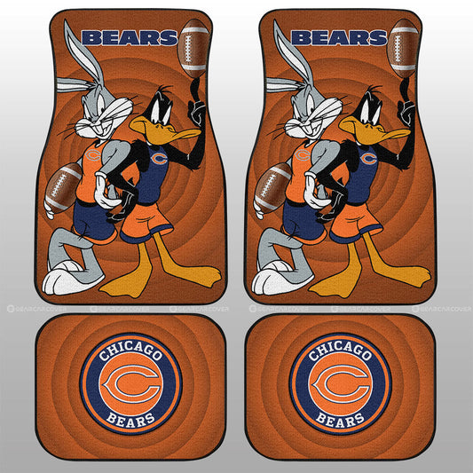 Chicago Bears Car Floor Mats Custom Car Accessories - Gearcarcover - 1