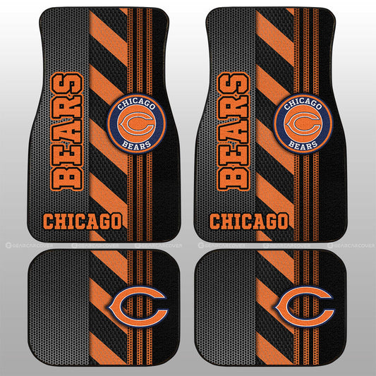 Chicago Bears Car Floor Mats Custom Car Accessories - Gearcarcover - 1