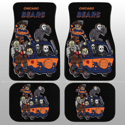 Chicago Bears Car Floor Mats Custom Car Accessories - Gearcarcover - 1