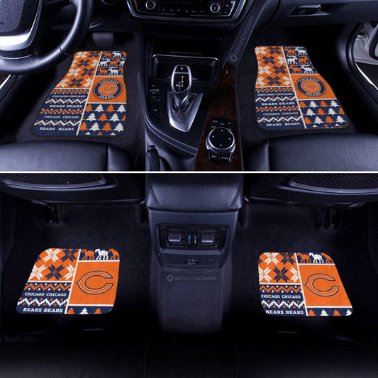 Chicago Bears Car Floor Mats Custom Ugly Style Car Accessories - Gearcarcover - 2