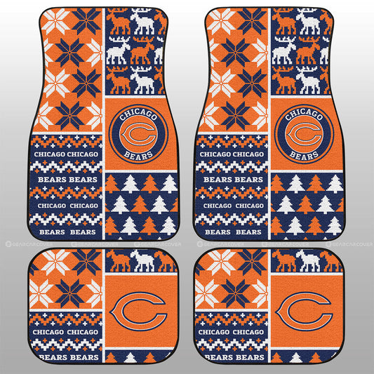 Chicago Bears Car Floor Mats Custom Ugly Style Car Accessories - Gearcarcover - 1