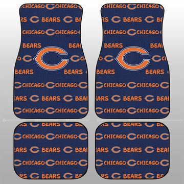 Chicago Bears Car Floor Mats Sporty Team Collection - Gearcarcover - 1