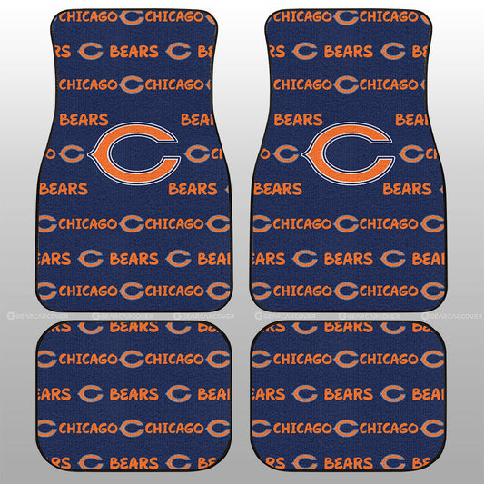Chicago Bears Car Floor Mats Sporty Team Collection - Gearcarcover - 1