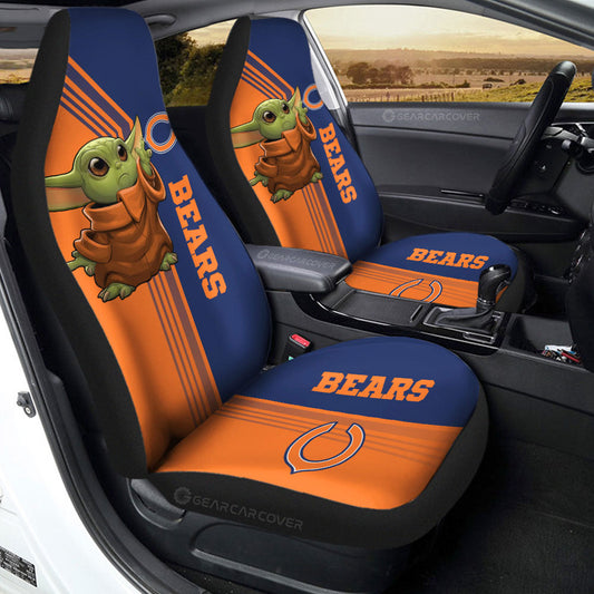 Chicago Bears Car Seat Covers Baby Yoda Car Accessories - Gearcarcover - 2