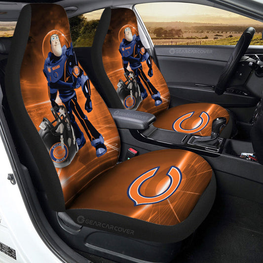 Chicago Bears Car Seat Covers Buzz Lightyear Car Accessories For Fan - Gearcarcover - 2
