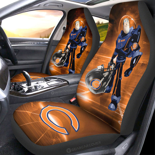 Chicago Bears Car Seat Covers Buzz Lightyear Car Accessories For Fan - Gearcarcover - 1