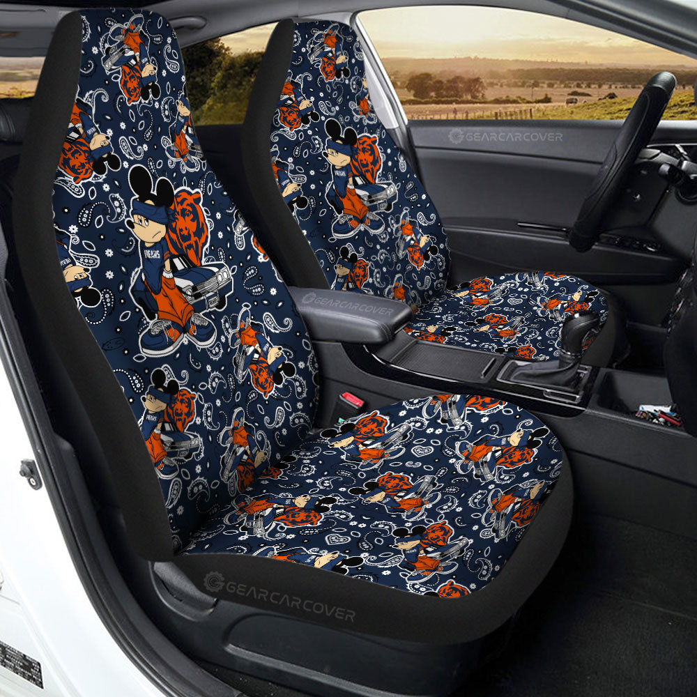 Chicago Bears Car Seat Covers Cartoon Theme Collection - Gearcarcover - 2